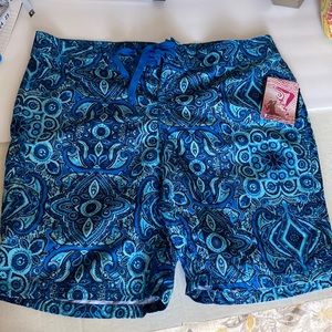 NWT Kanu Womens Board Shorts (14) Blue